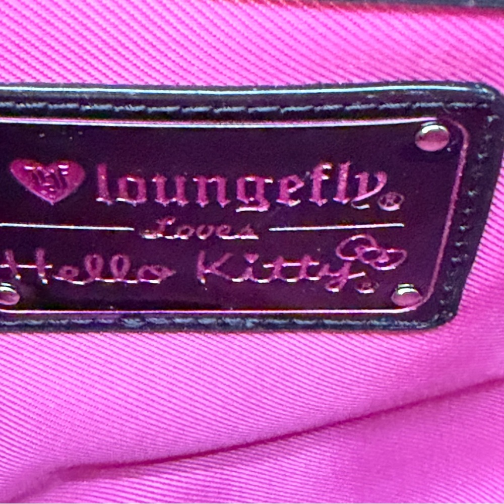 Lounge fly loves Hello Kitty, black patent leather dome handbag from 2012 - Picture 12 of 16